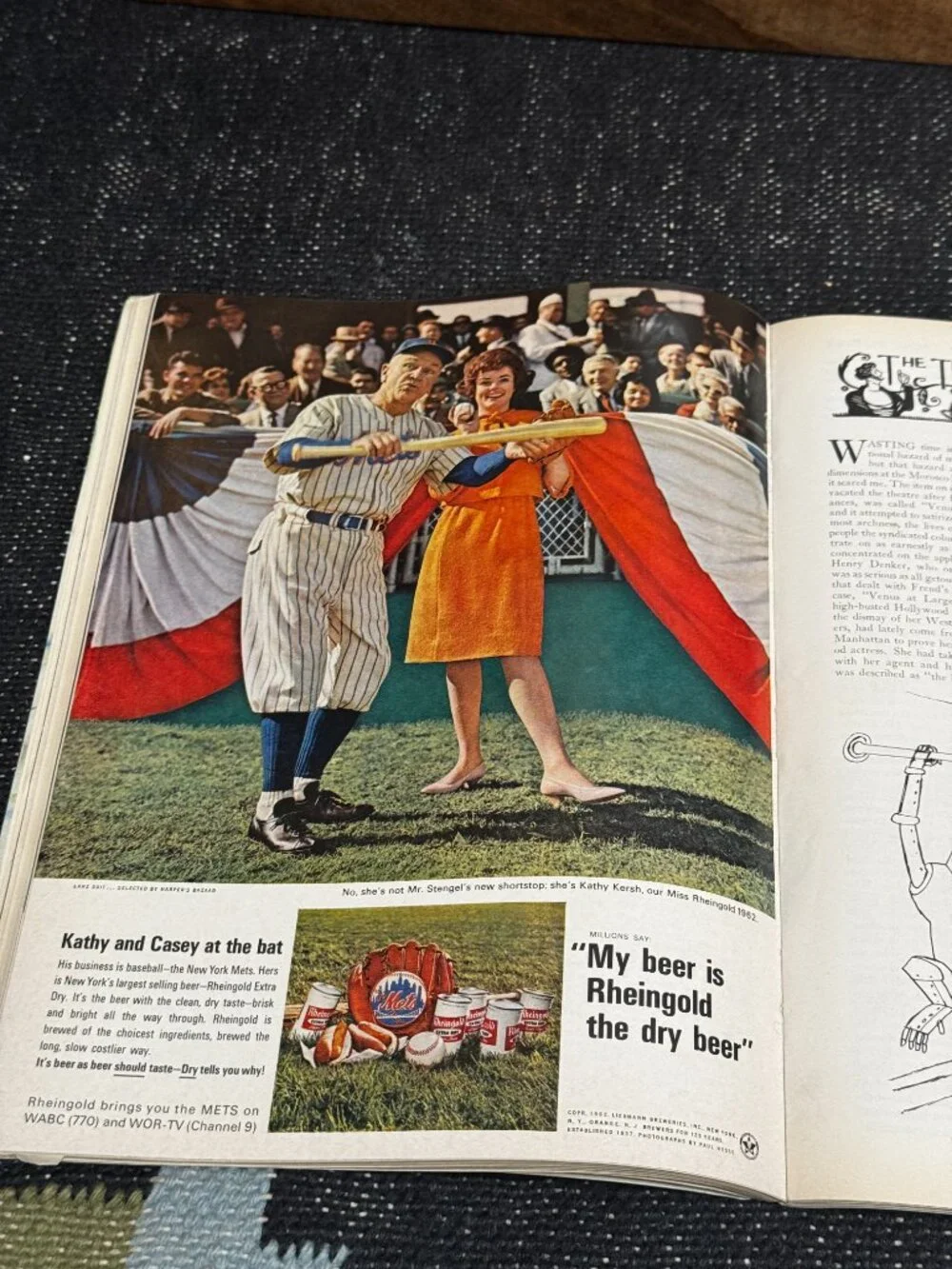 The New Yorker Magazine, April 21 1962, Vol. 038 No. 9, Kovarsky Cover, Vintage